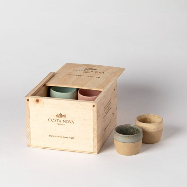 Wooden Gift Box Set - Espresso Cups